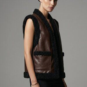 NWT $198 REVOLVE We Wore What reversible vest L